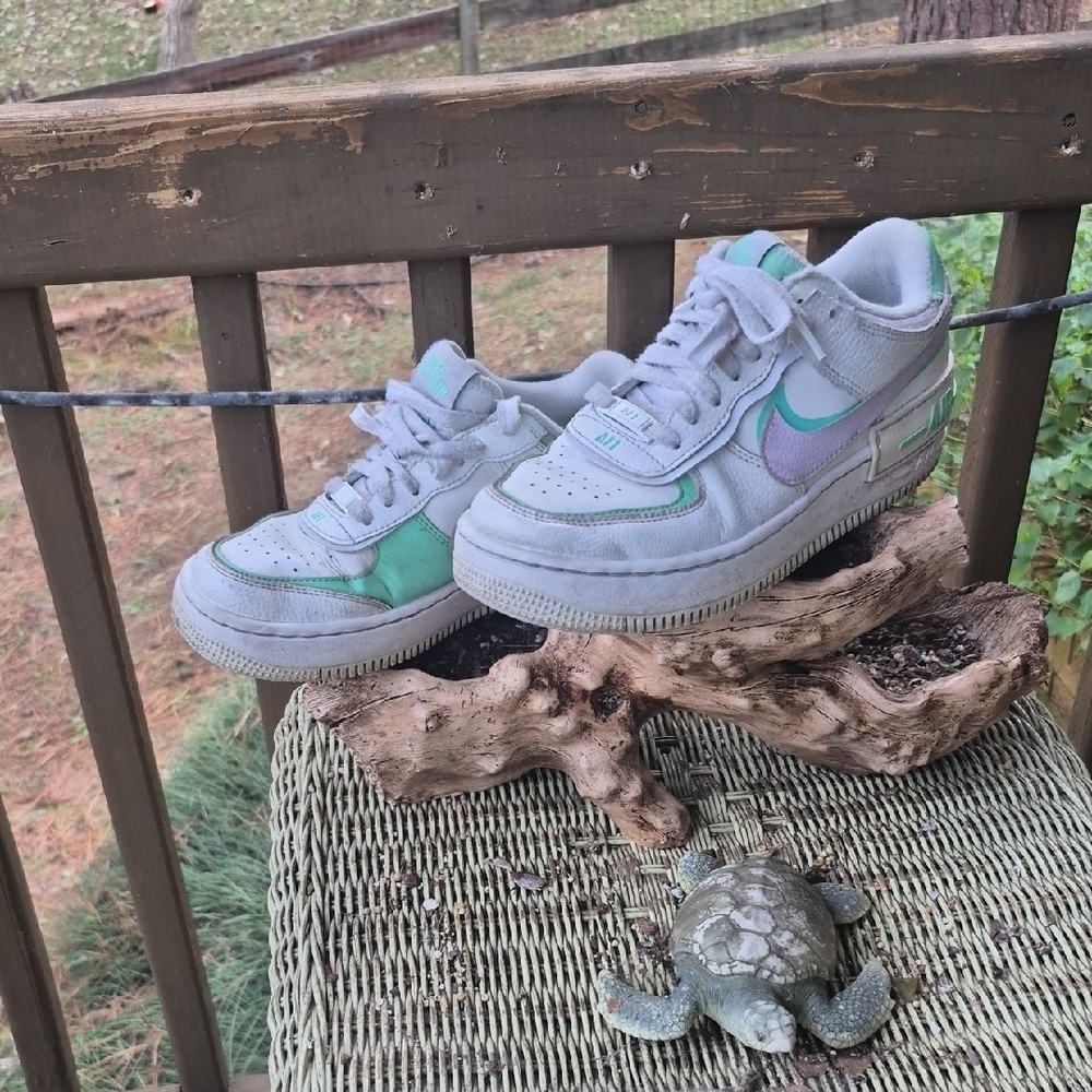 Nike White and Gray Sneakers